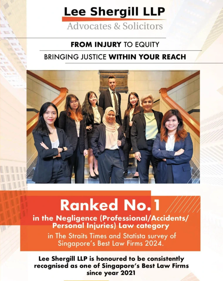 Lee Shergill LLP team pictured in the firm’s 2024 recognition announcement